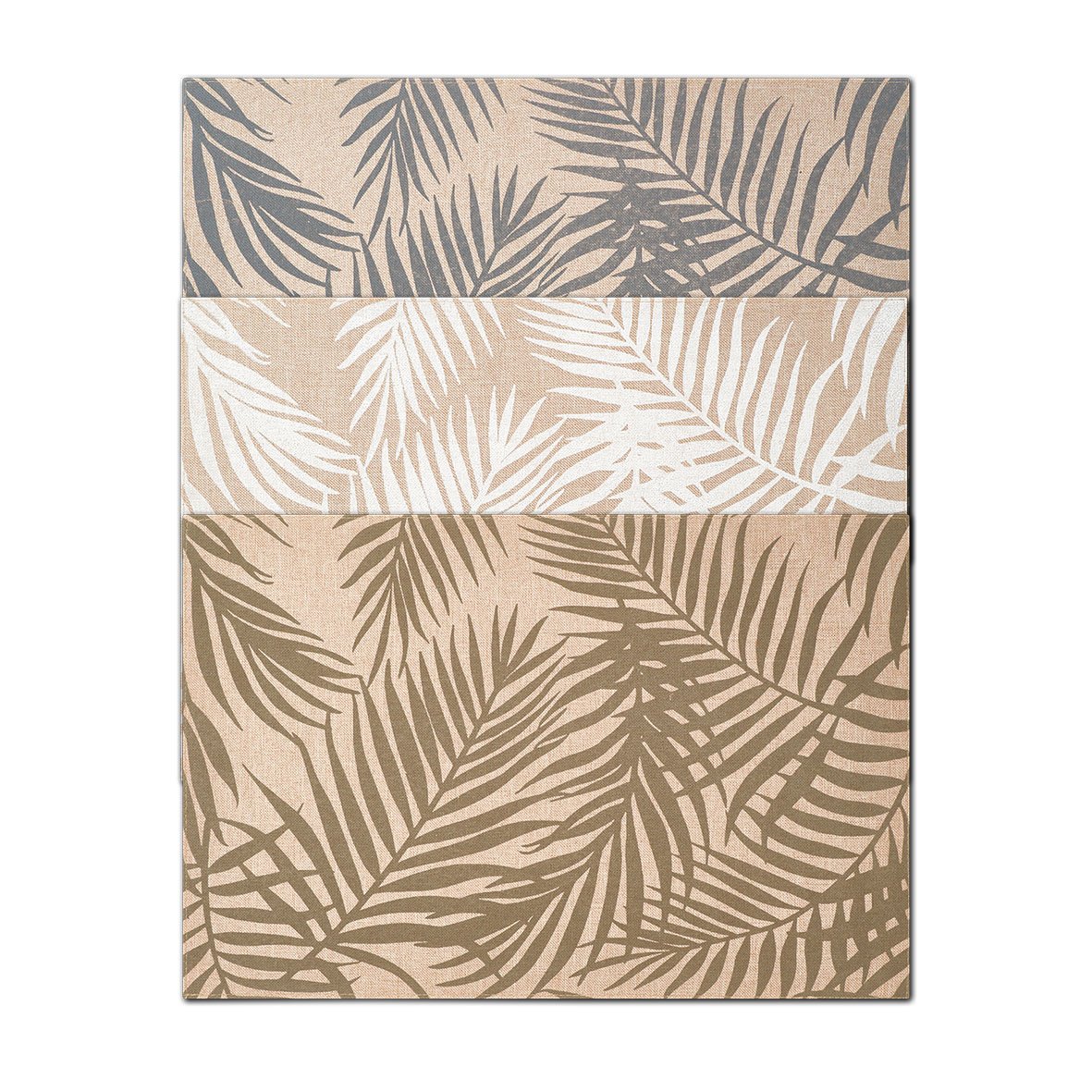 zeller-present-table-platzset-palme-polyleinen-grau image 2