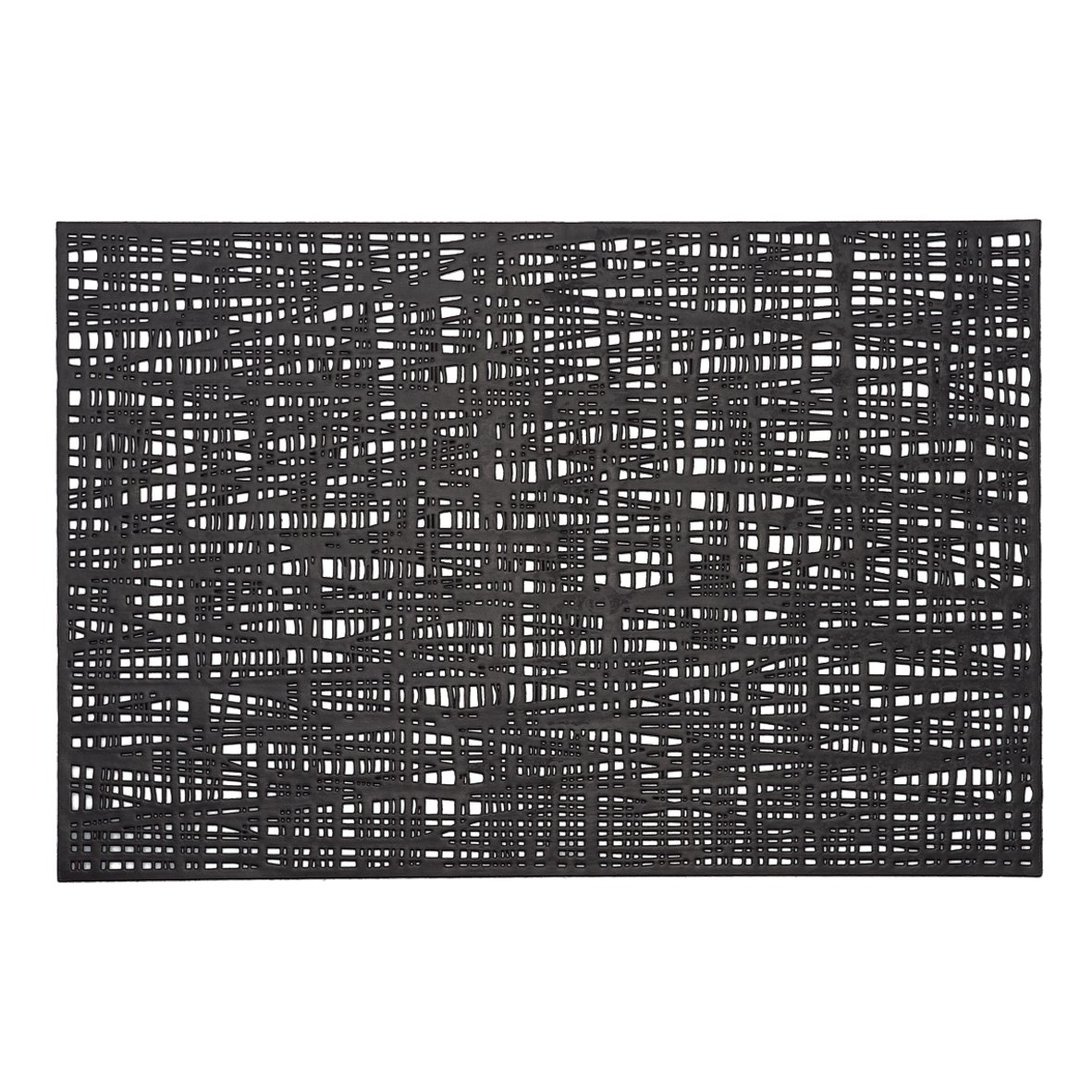 zeller-present-scribble-platzset-schwarz-kunststoff-abwischbar image 1