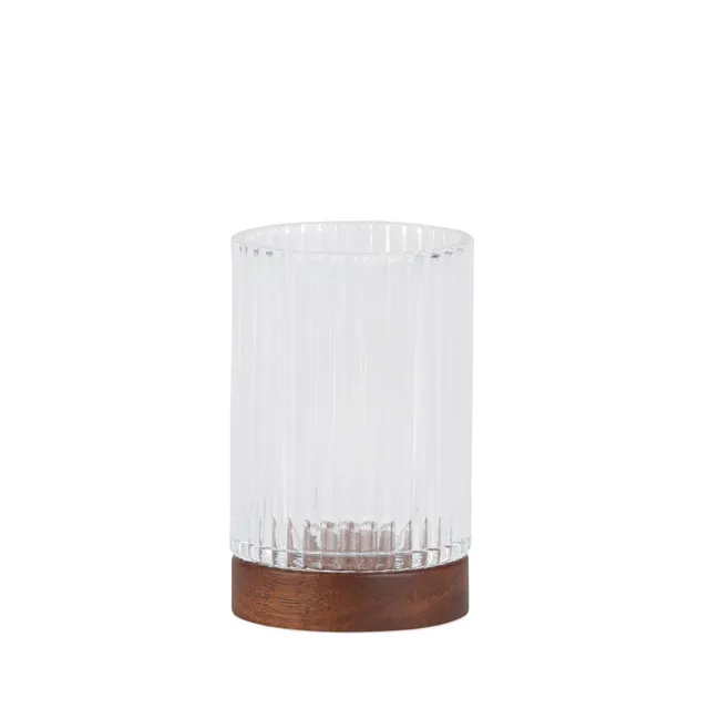 andrea-house-zahnb-rstenhalter-glas-akazie-badbecher image 1
