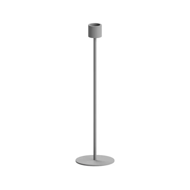 cooee-design-kerzenhalter-grau-edelstahl-29cm-stabkerzen image 1