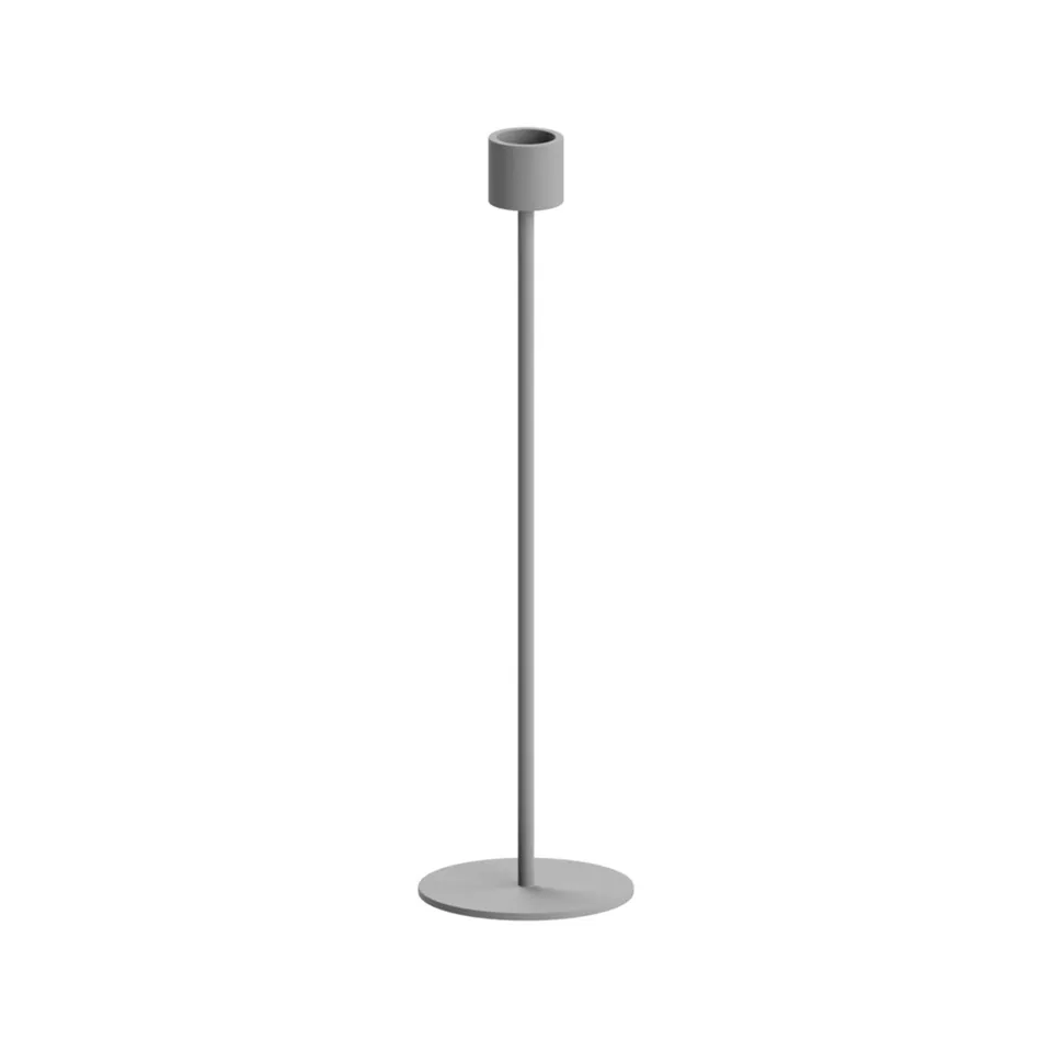 cooee-design-kerzenhalter-grau-edelstahl-29cm-stabkerzen image 1