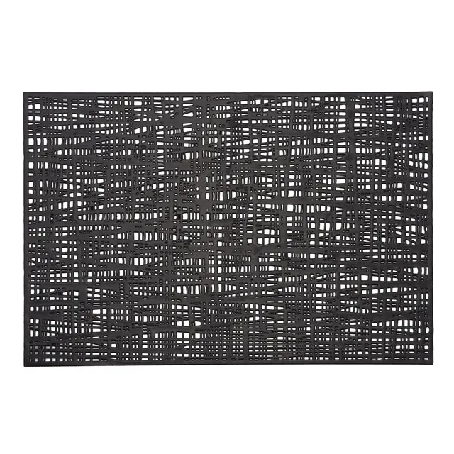 zeller-present-scribble-platzset-schwarz-kunststoff-abwischbar image 1