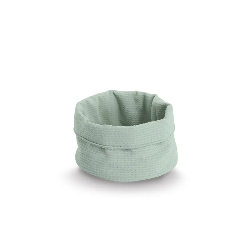 zeller-present-home-aufbewahrungskorb-waffelpiqu-mint-polyester image 1