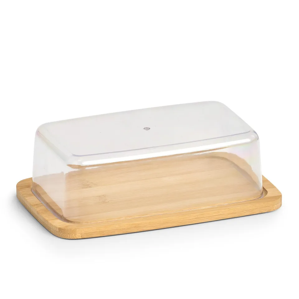 zeller-present-butterglocke-bambus-kunststoff image 1