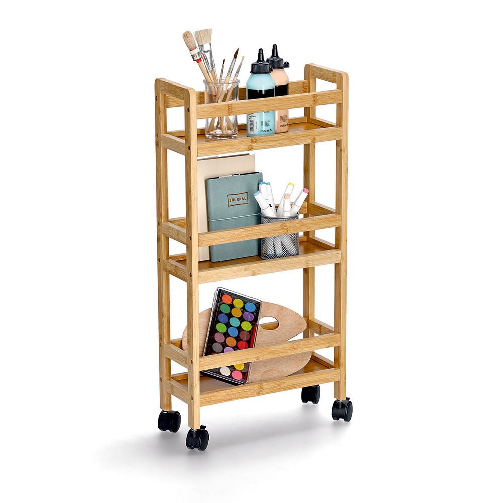 zeller-present-home-living-nischen-rollwagen-bambus-mdf-3-etagen image 5
