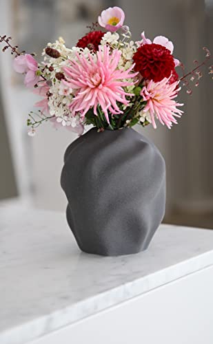 cooee-design-drift-14-cm-vase-steinzeug-pepper-grey-sandig image 5