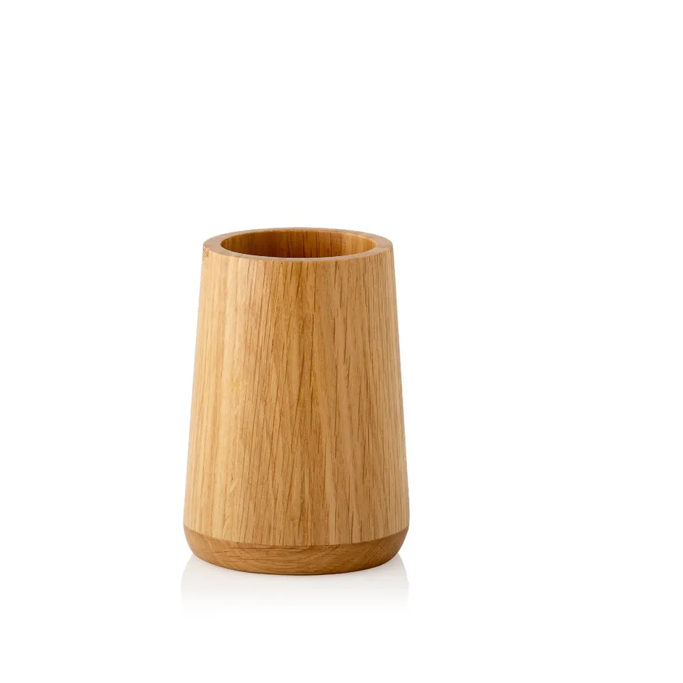 andrea-house-zahnb-rstenhalter-eiche-braun-holzbecher image 1