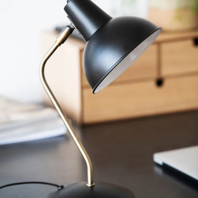 andrea-house-schreibtischlampe-metall-schwarz-industrial image 1