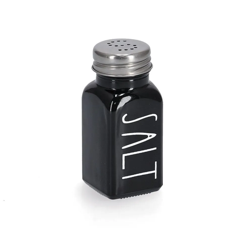 zeller-present-salt-salzstreuer-80-ml-schwarz-glas image 1