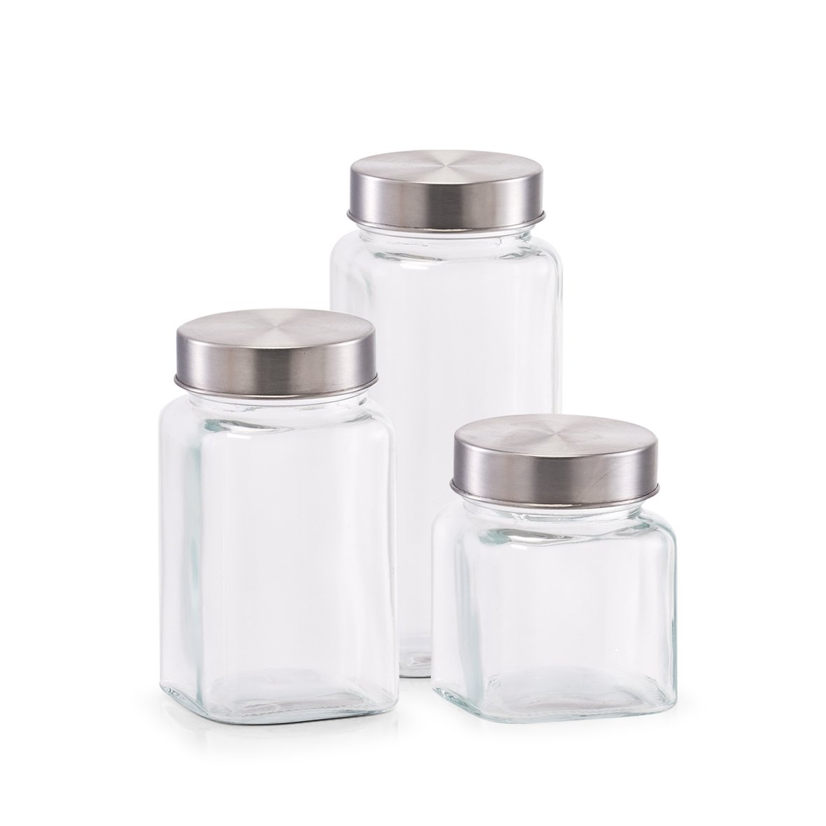 zeller-present-k-che-vorratsglas-420-ml-mit-edelstahldeckel image 2