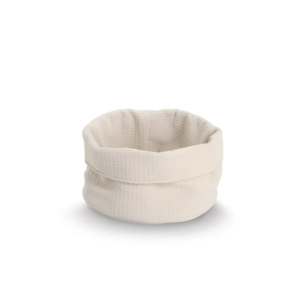 zeller-present-home-living-aufbewahrungskorb-waffelpiqu-creme image 1