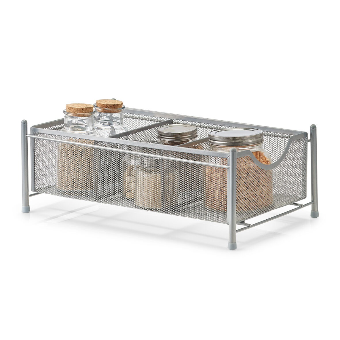 zeller-present-home-living-universalregal-mesh-organizer-mit-schublade image 5