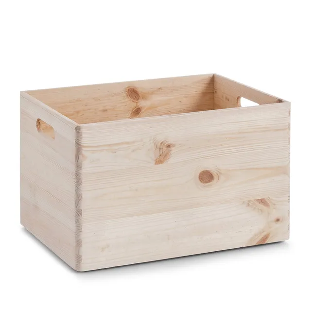 zeller-present-home-allzweckkiste-nadelholz-stapelbar image 1