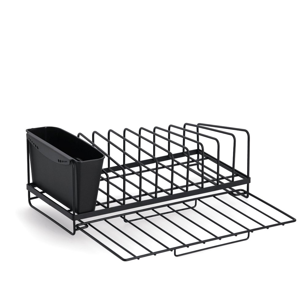 zeller-present-k-che-geschirrabtropfst-nder-schwarz-metall image 1