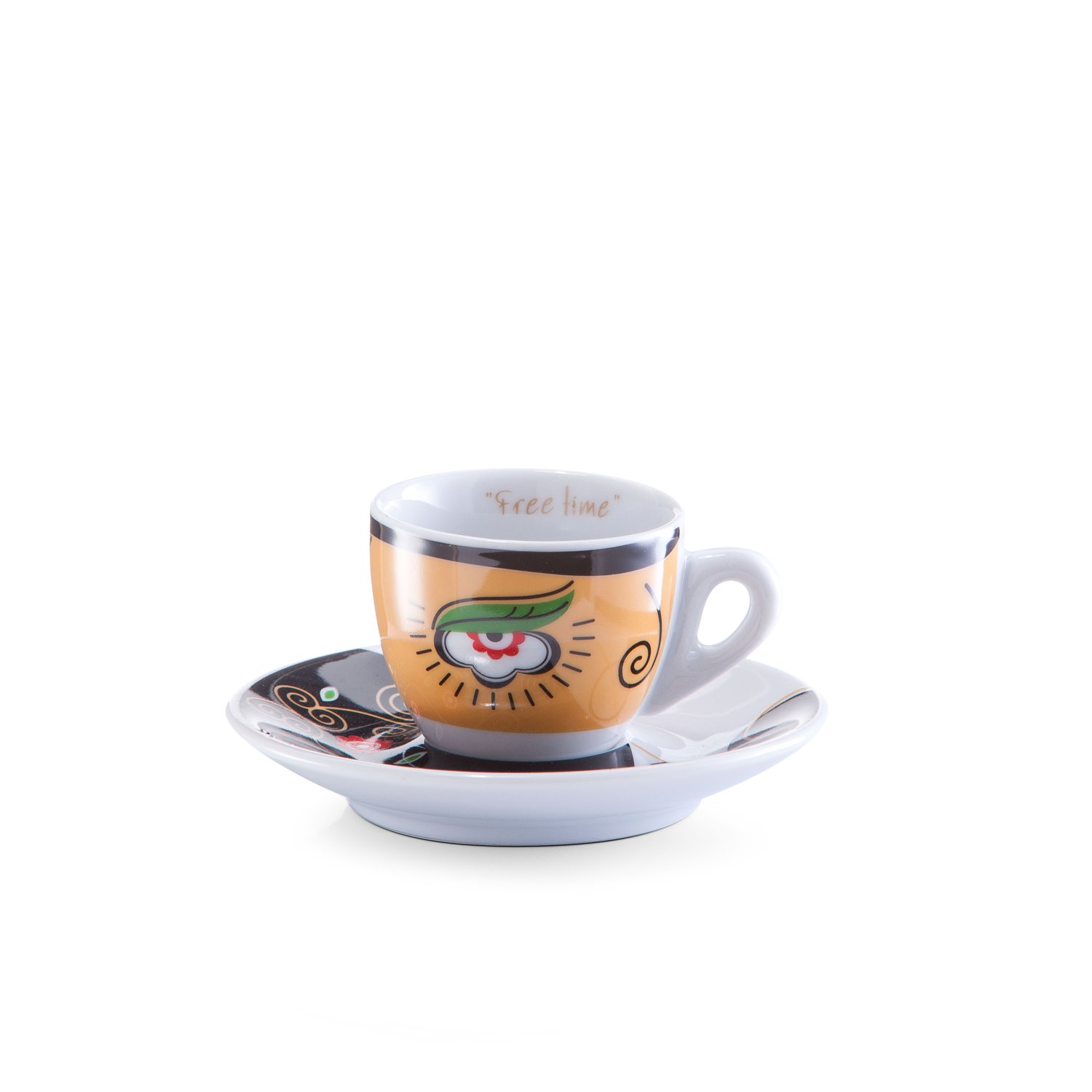 zeller-present-espresso-set-magic-eyes-12-tlg-porzellan image 4
