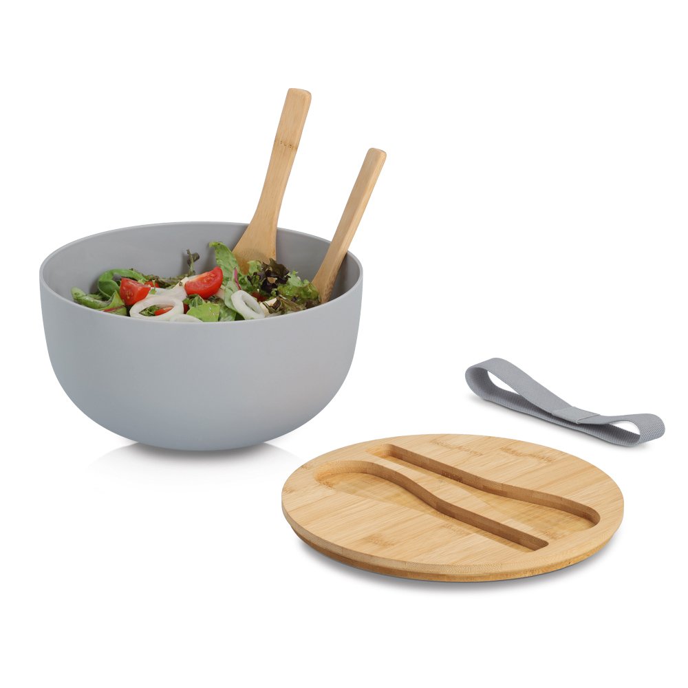 zeller-present-k-che-salatsch-ssel-set-4-tlg-grau-bambus image 2
