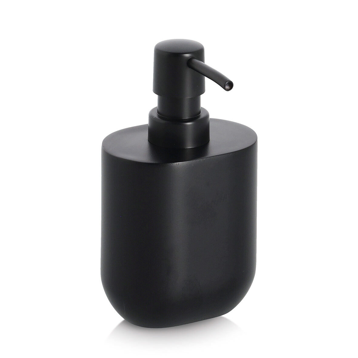 zeller-present-bad-seifenspender-polyresin-schwarz-matt image 1