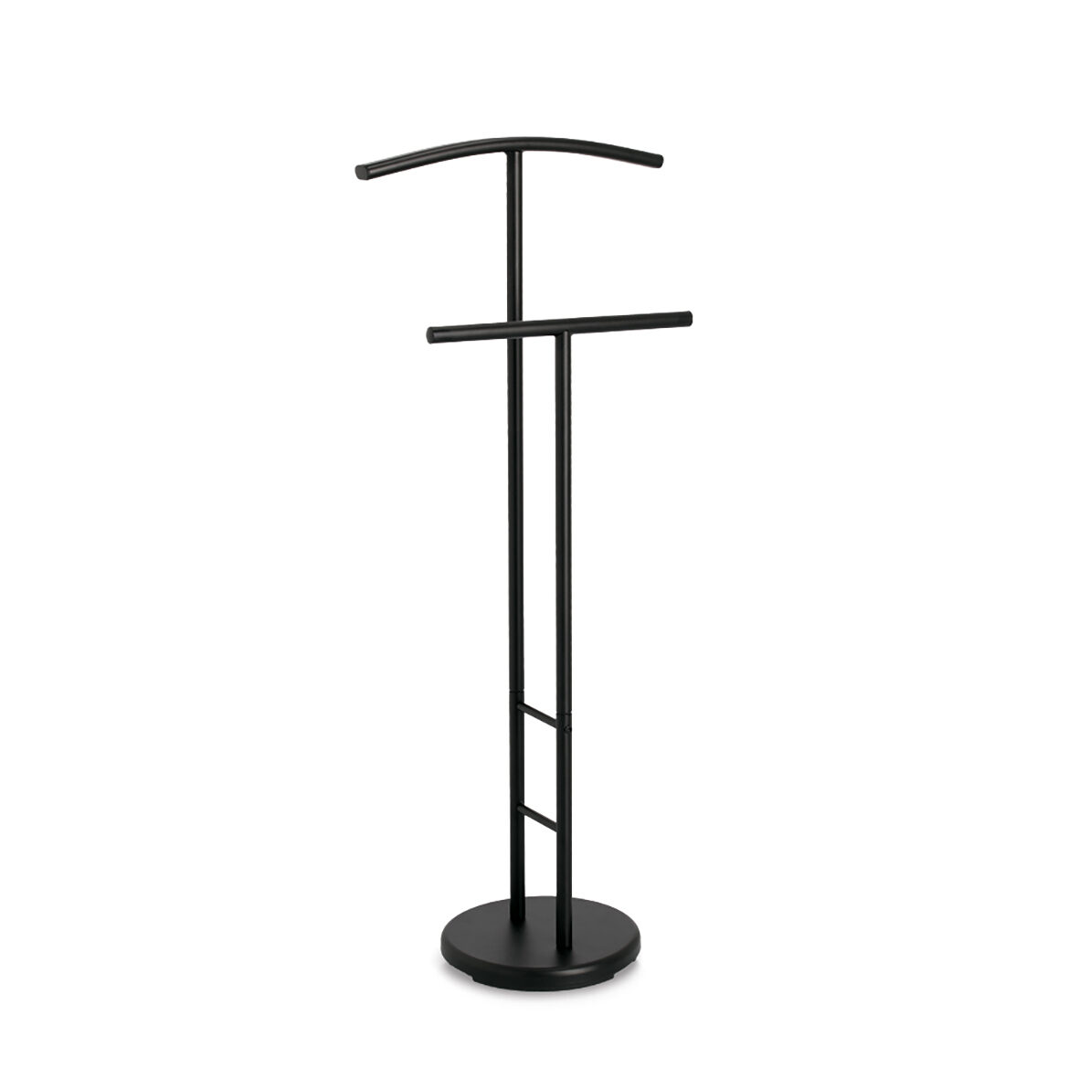 zeller-home-herrendiener-metall-schwarz-kleiderst-nder image 1