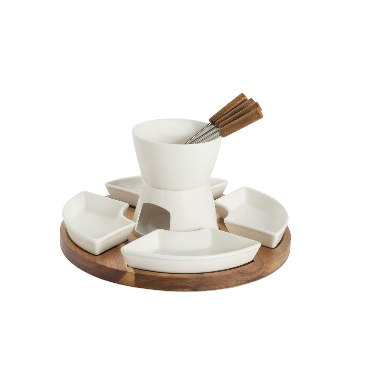 andrea-house-fondue-set-drehbar-4-teilig-porzellan-akazie image 3