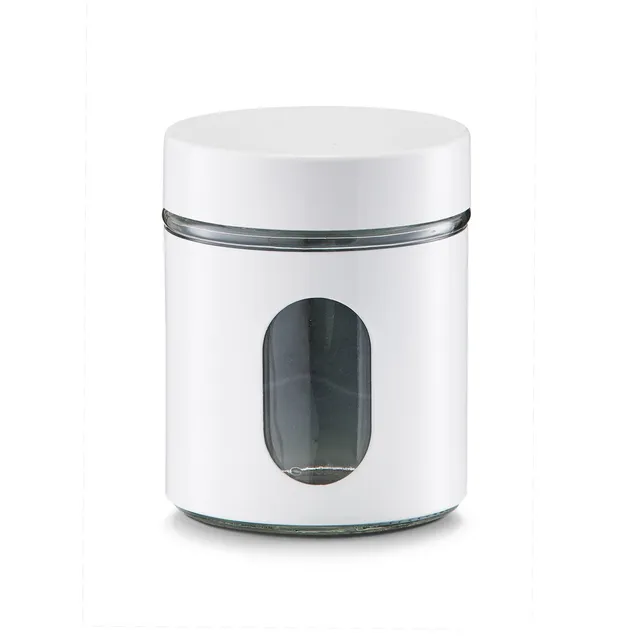 zeller-present-k-che-vorratsglas-600-ml-aufbewahrungsglas-wei image 1