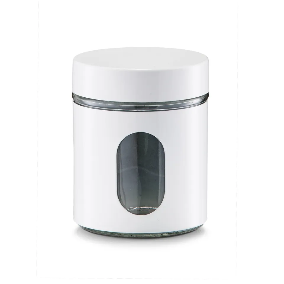 zeller-present-k-che-vorratsglas-600-ml-aufbewahrungsglas-wei image 1