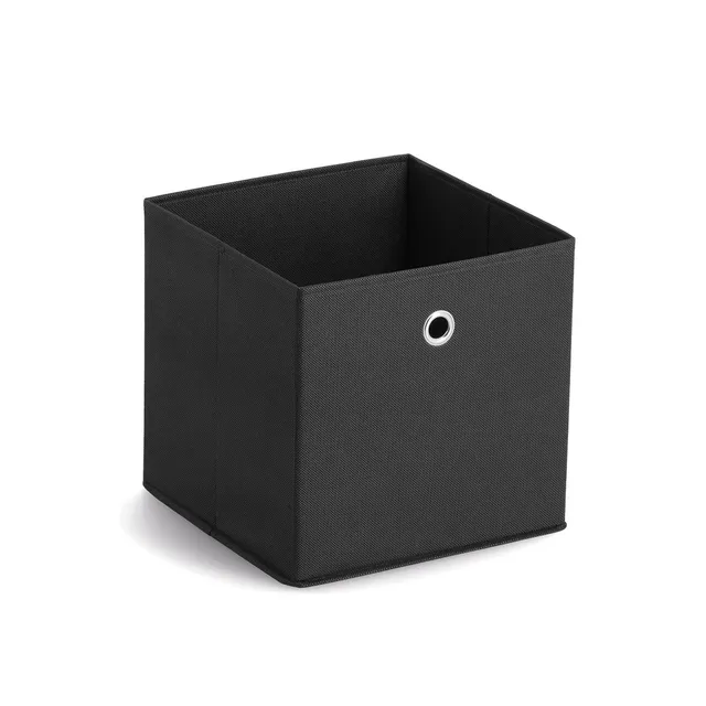 zeller-present-home-living-aufbewahrungsbox-vlies-schwarz-faltbar image 1
