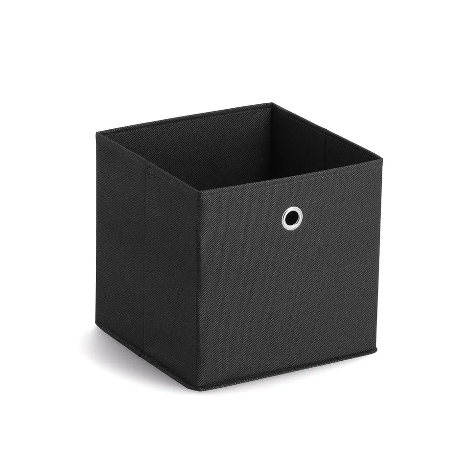 zeller-present-home-living-aufbewahrungsbox-vlies-schwarz-faltbar image 1