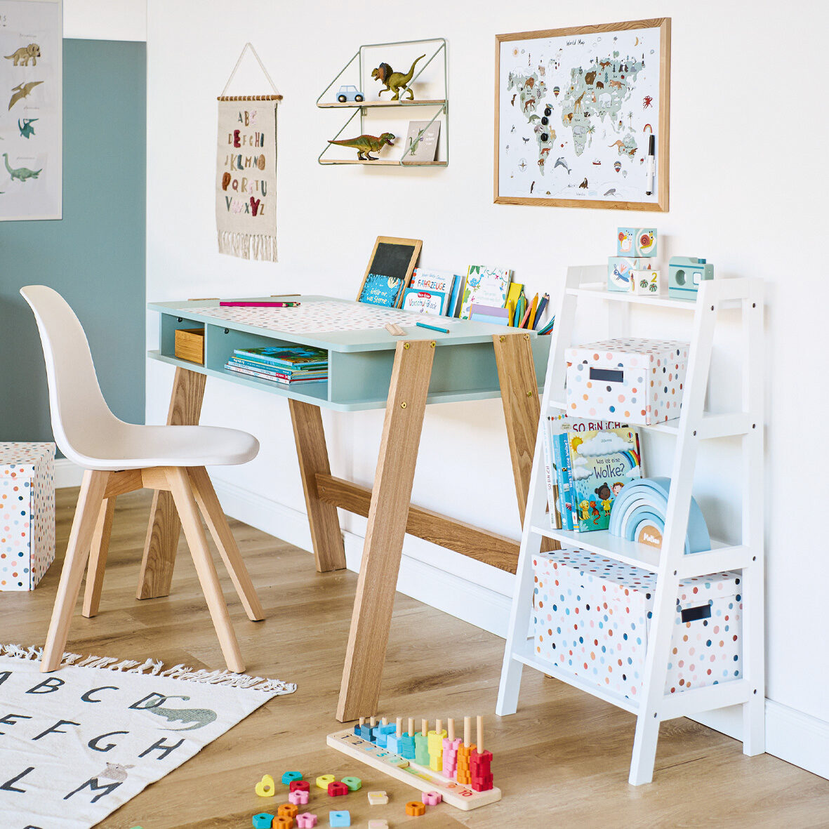 zeller-present-home-aufbewahrungsbox-dots-recycelter-karton image 6