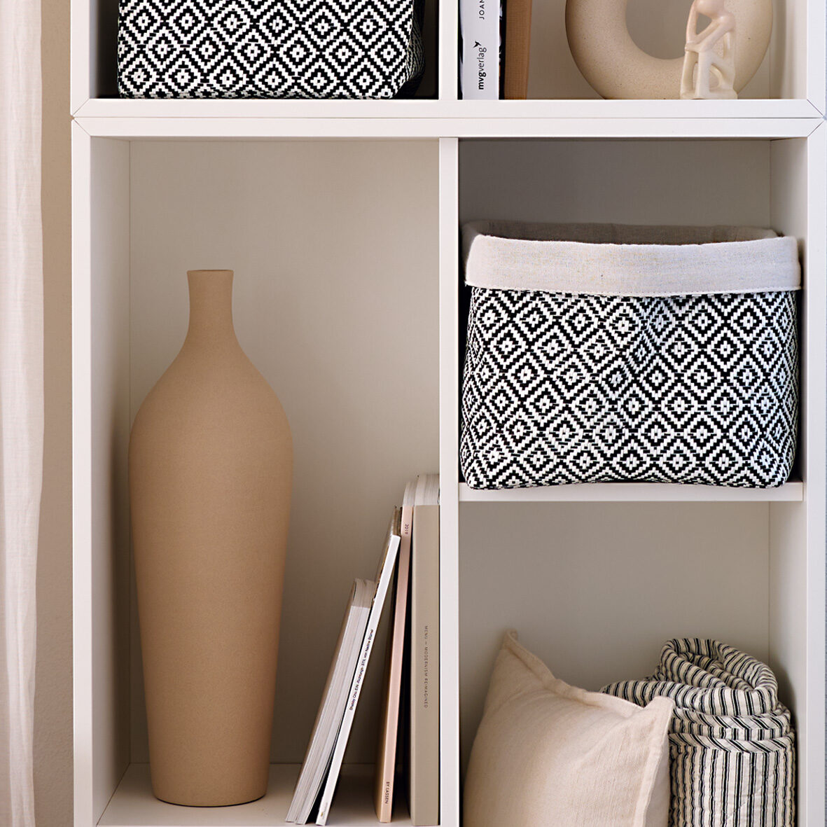 zeller-home-living-aufbewahrungskorb-mosaik-baumwolle image 4