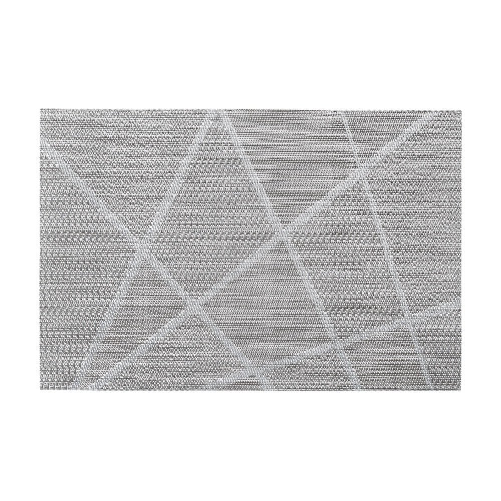 zeller-table-platzset-kunststoff-grau-gemustert image 1