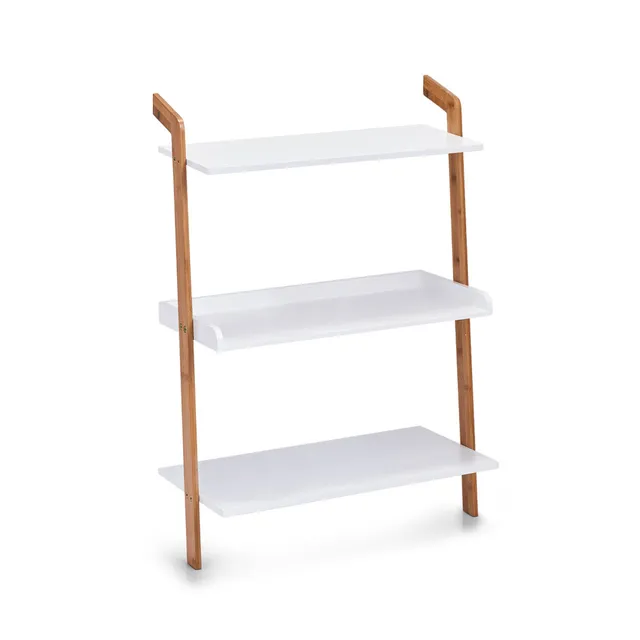 zeller-present-home-living-leiterregal-3-b-den-bambus-wei image 1