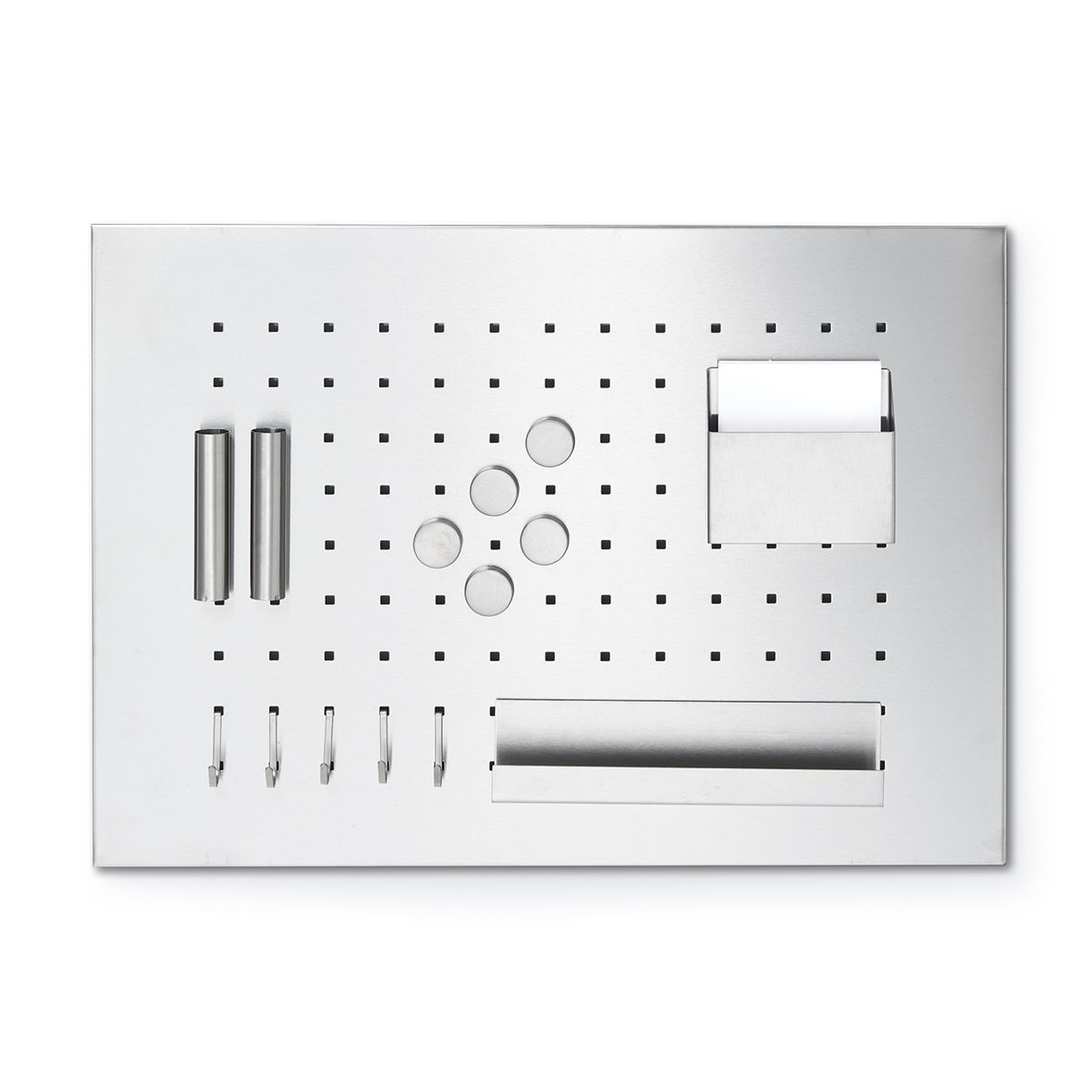 zeller-present-office-memoboard-edelstahl-mit-zubeh-r image 2