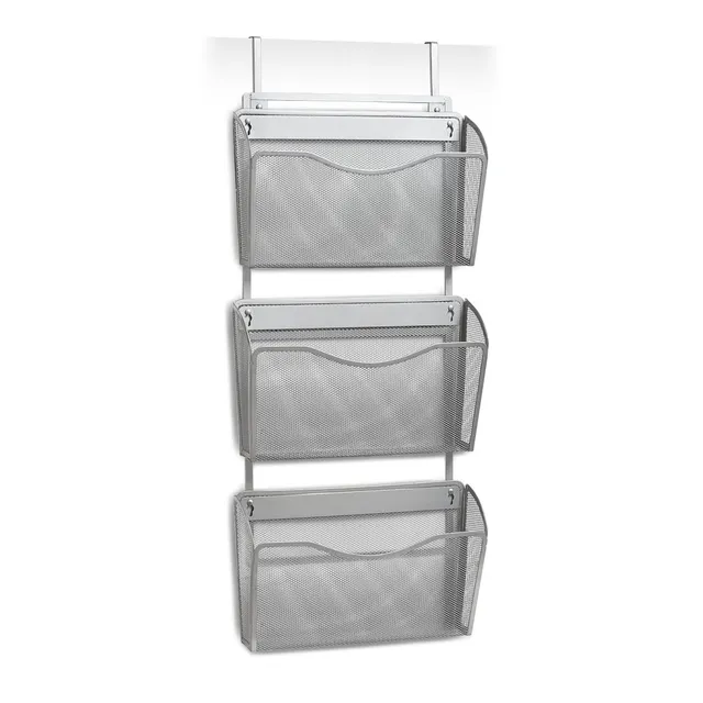 zeller-present-wand-magazinhalter-mesh-3-f-cher image 1