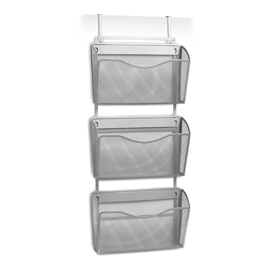 zeller-present-wand-magazinhalter-mesh-3-f-cher image 1