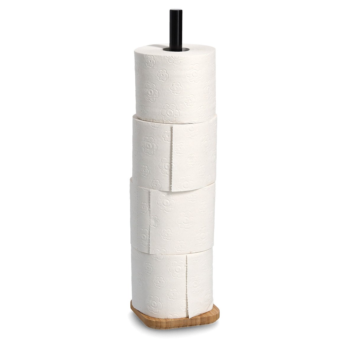 zeller-present-bad-wc-rollenhalter-bambus-f-r-4-rollen image 2