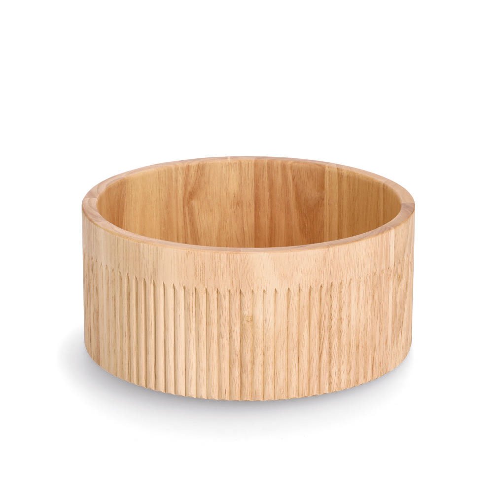 zeller-present-k-che-schale-stripes-gummibaum-holzschale image 1