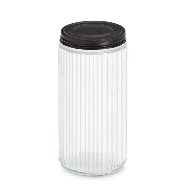 zeller-present-k-che-vorratsglas-950-ml-metalldeckel-luftdicht image 1