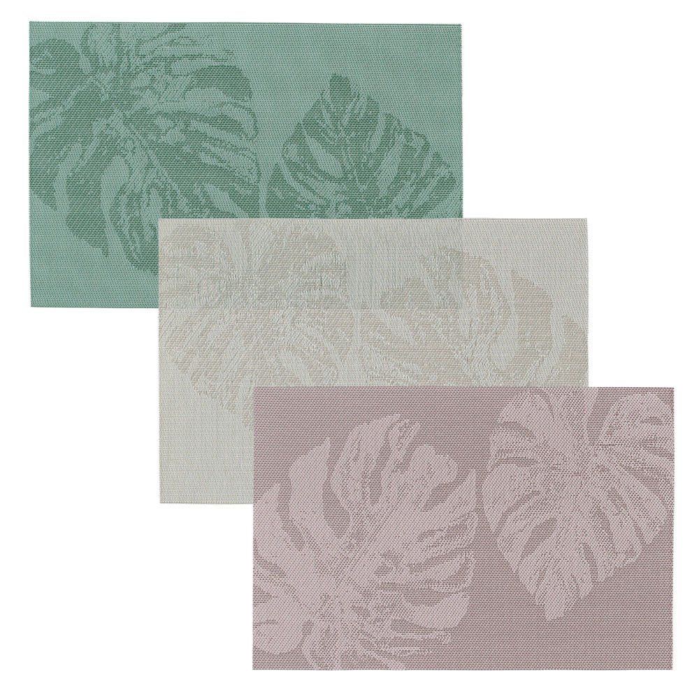 zeller-present-table-platzset-monstera-blatt-tischset-gr-n image 3