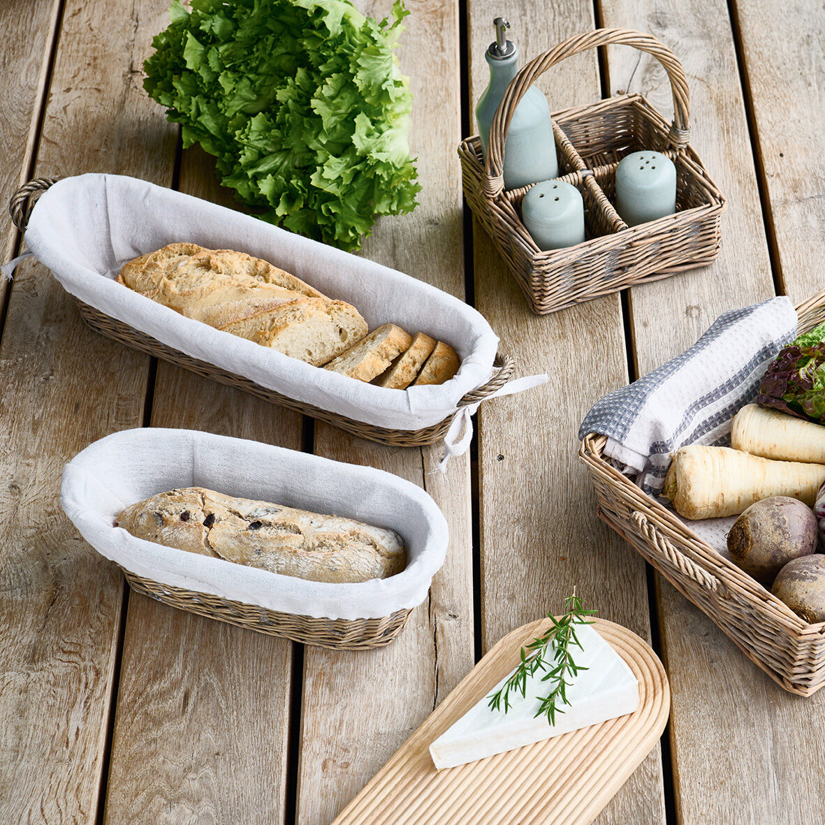 zeller-present-k-che-brotkorb-weide-mit-canvas-beutel image 5