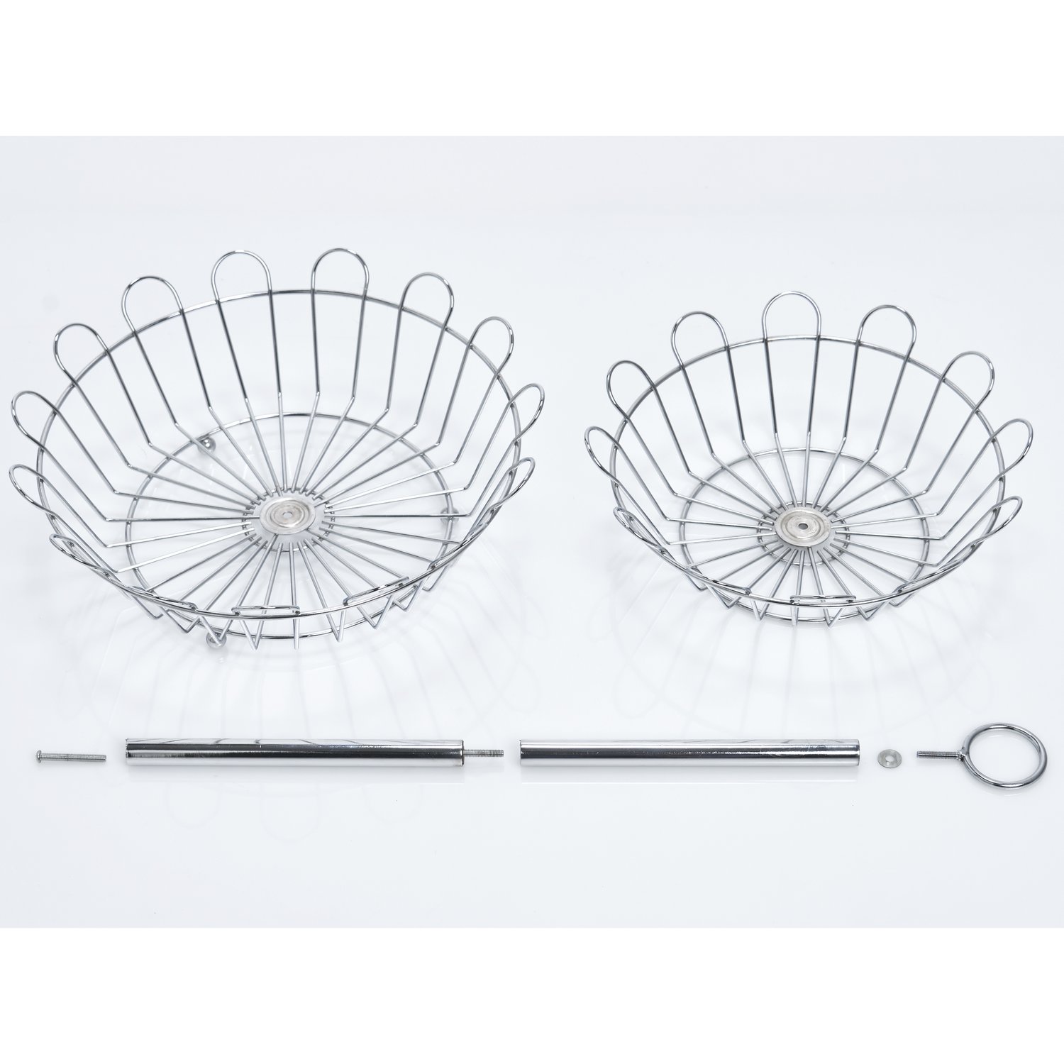zeller-present-obst-etagere-2-lagig-metall-verchromt image 3