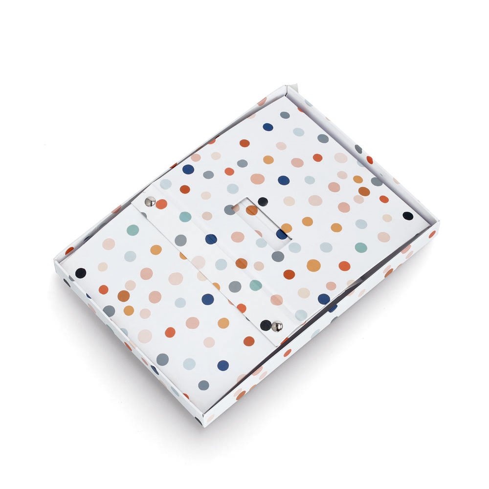 zeller-present-home-aufbewahrungsbox-dots-recycelter-karton image 3