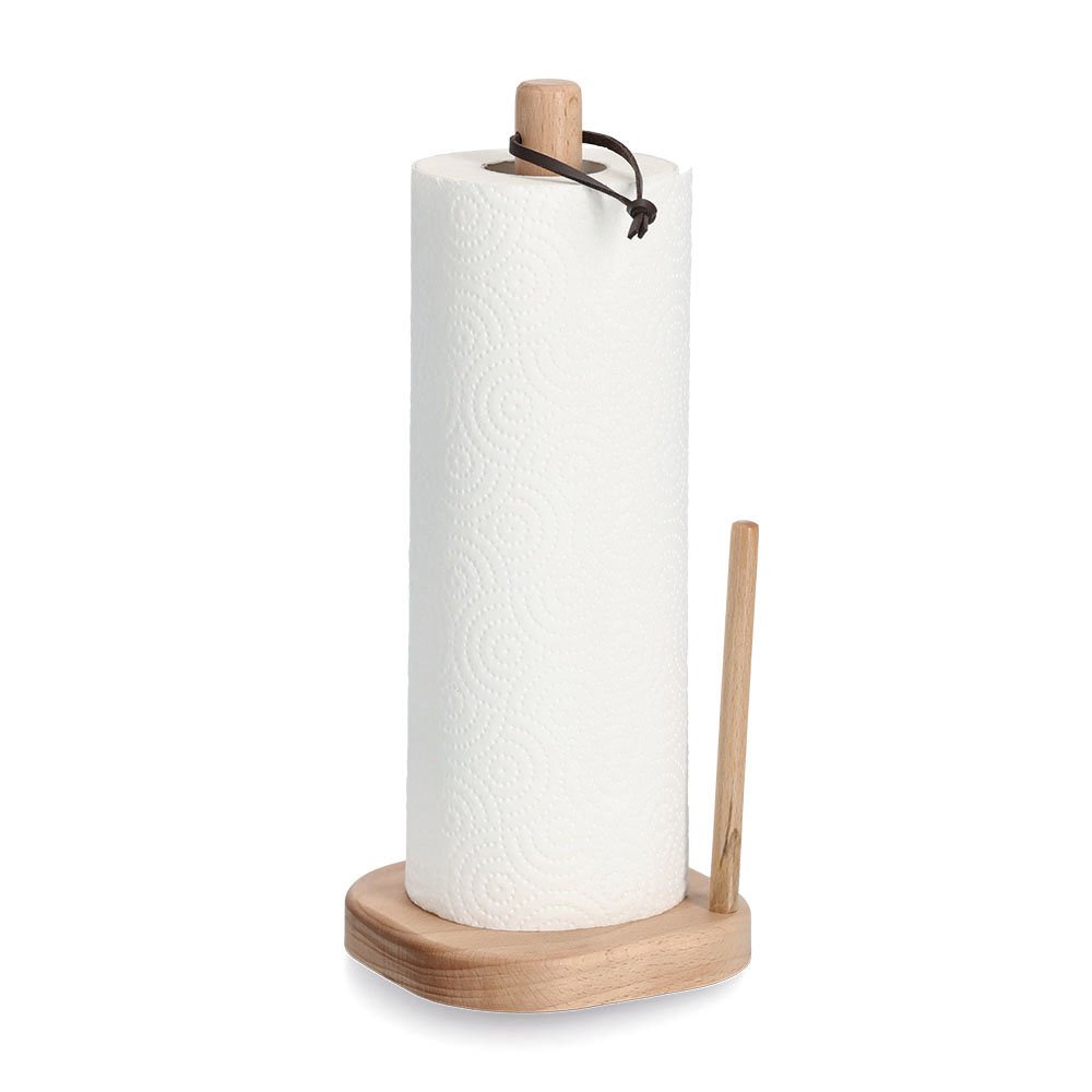 zeller-present-k-che-k-chenrollenhalter-buche-stehend-abwickelhilfe image 2