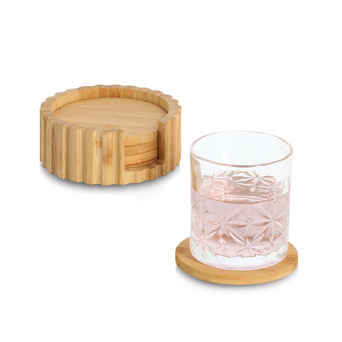 zeller-present-glasuntersetzer-set-bambus-6-teilig image 3