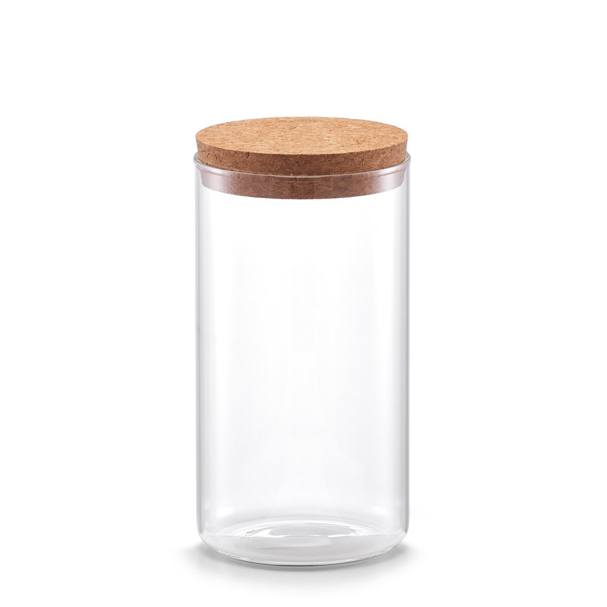 zeller-present-k-che-vorratsglas-korkdeckel-1100-ml image 1