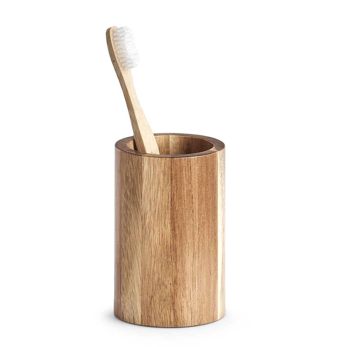 zeller-bad-zahnputzbecher-zahnbecher-akazie-holz image 3