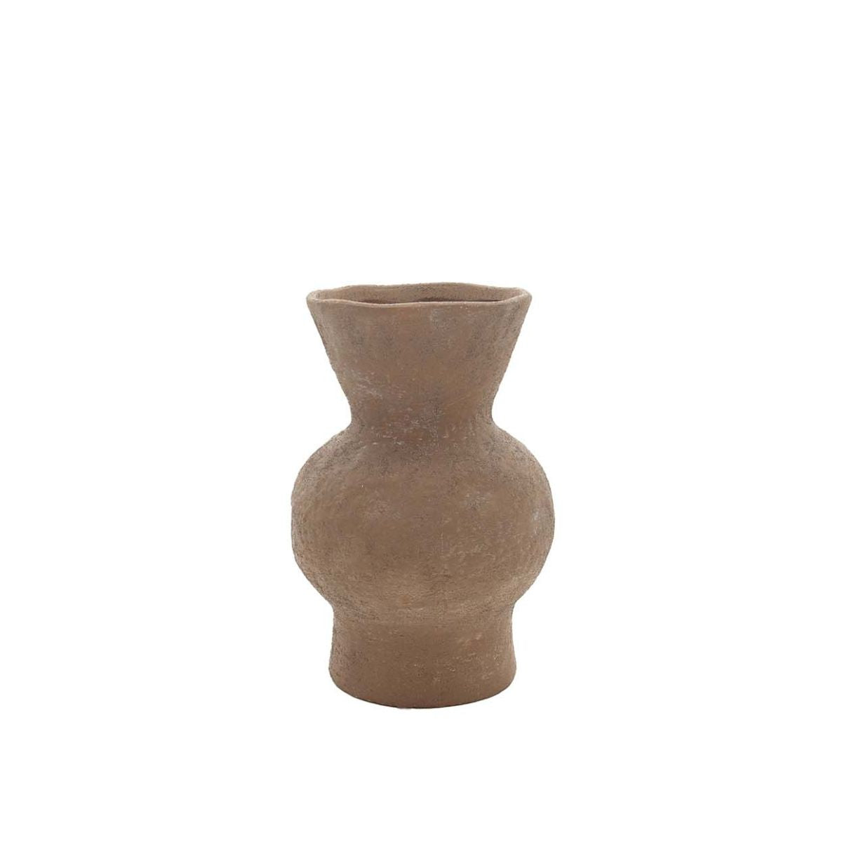 andrea-house-lira-vase-braun-26-cm-steinzeug-matt image 2