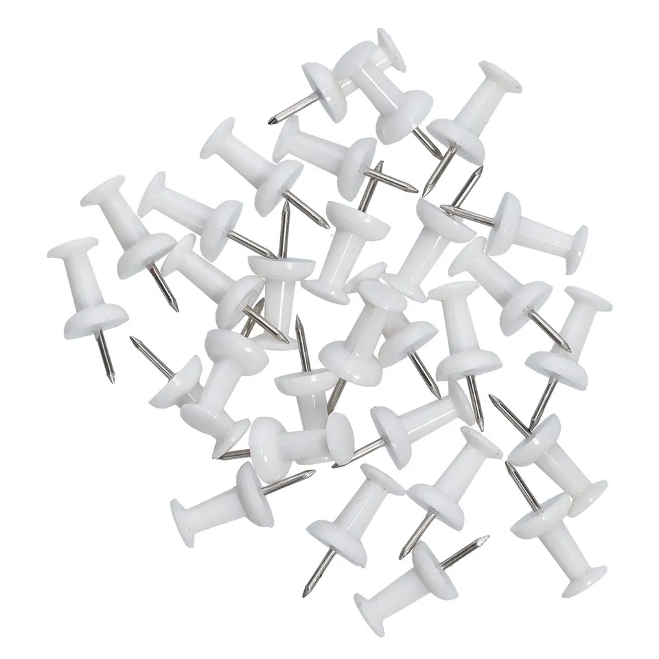 zeller-present-office-push-pins-set-25-tlg-wei-pinnwandnadeln image 1