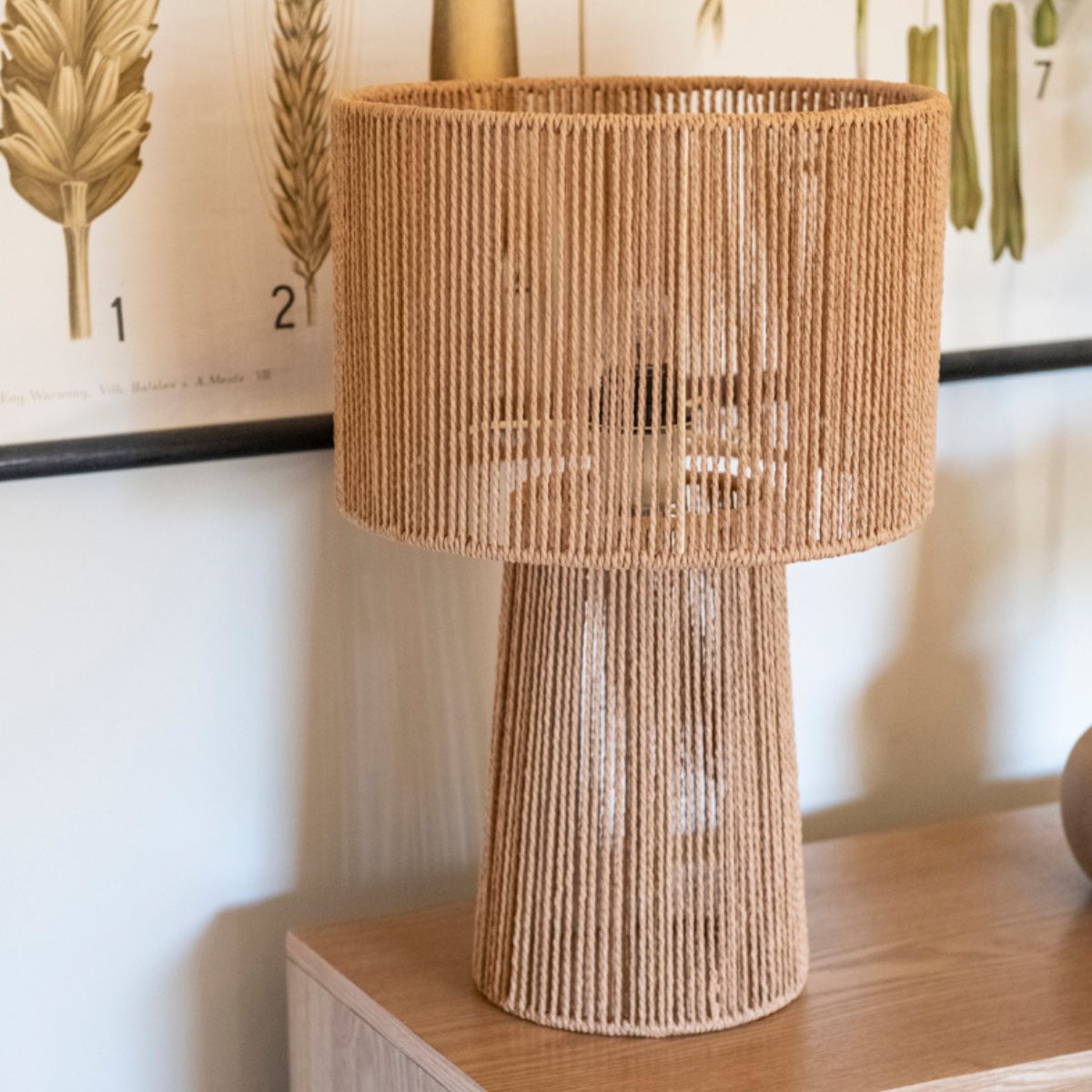 andrea-house-iluminaci-n-tischlampe-naturfaser-beige image 4