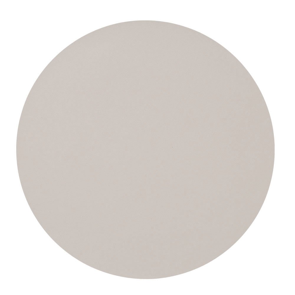 zeller-table-platzset-rund-beige-kunstleder-38-cm image 1