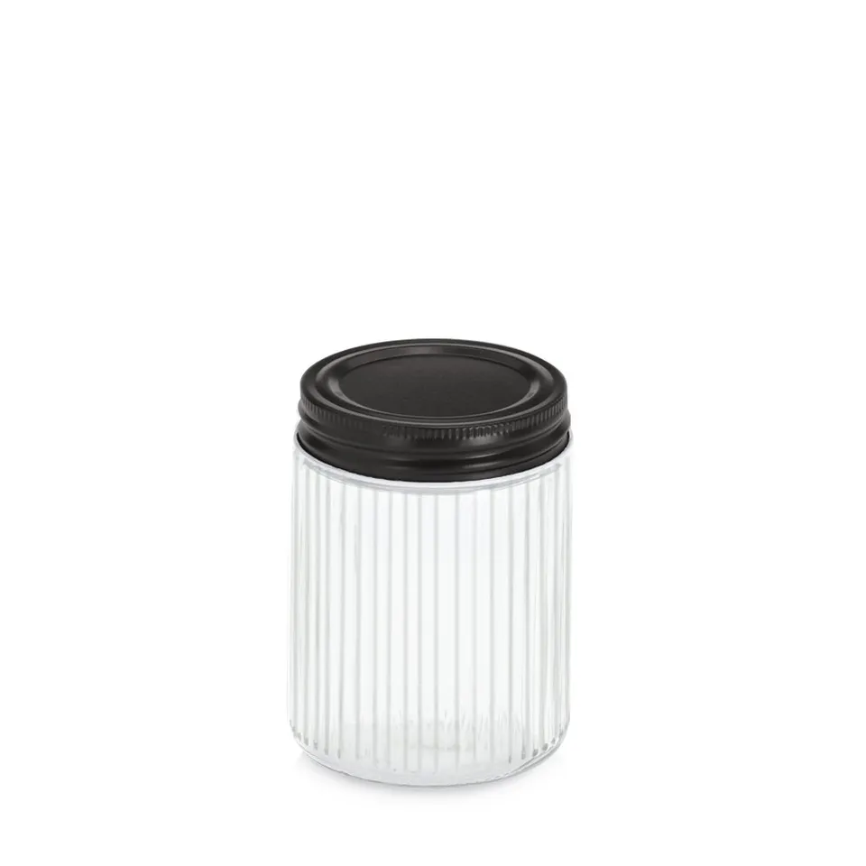 zeller-present-vorratsglas-metalldeckel-300-ml-geriffelt image 1